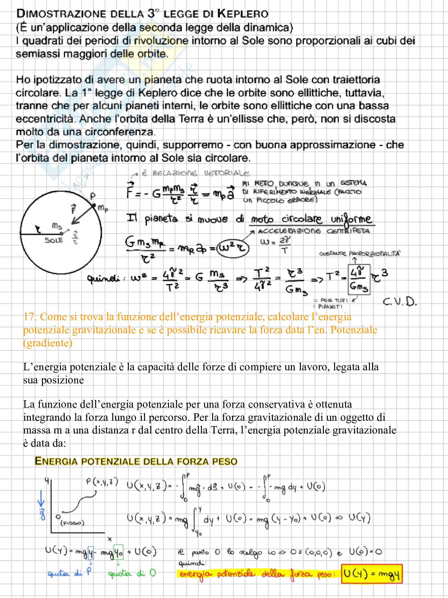Mappe concettuali per orale Fisica I Pag. 11