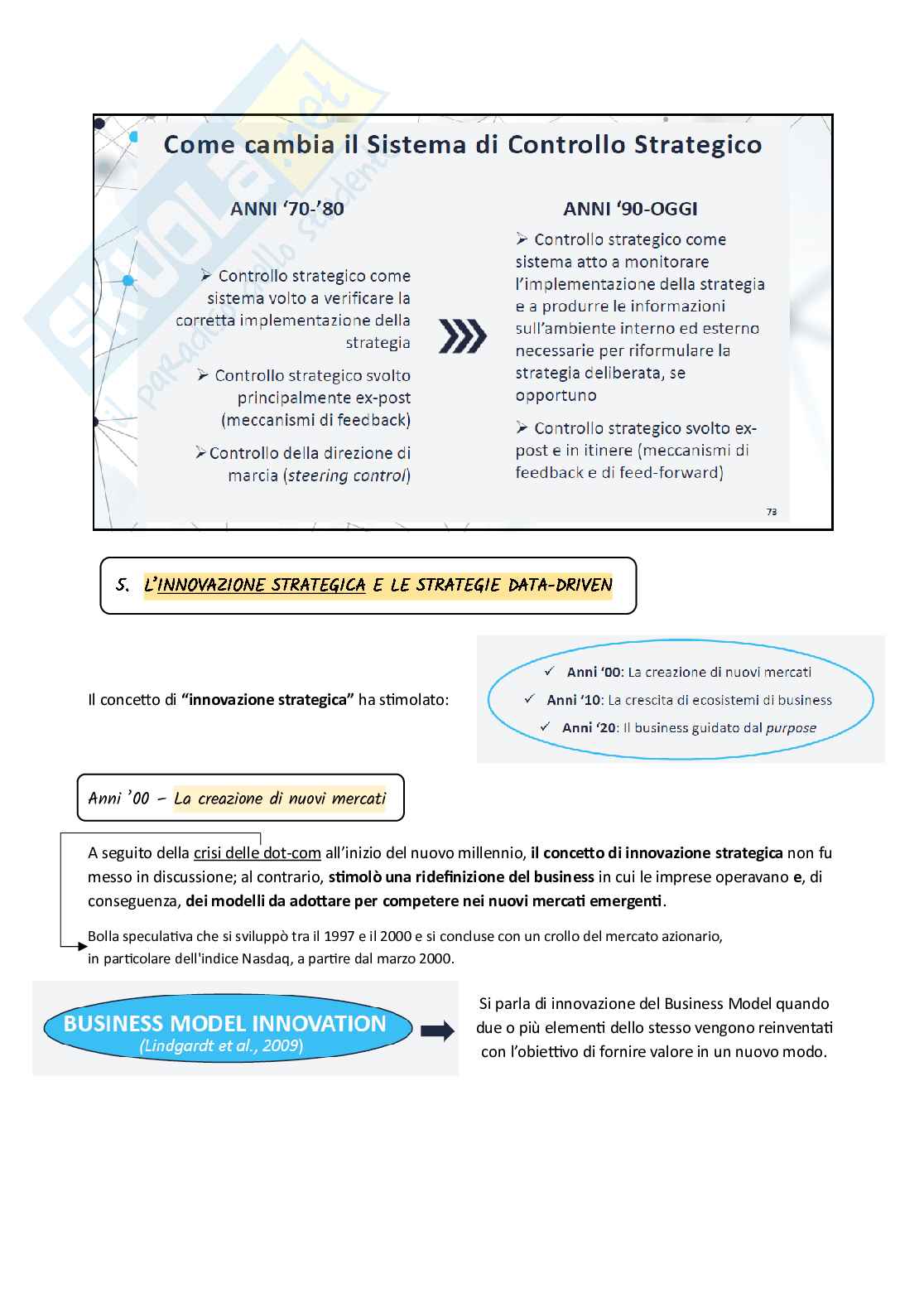 Controllo strategico - Appunti Pag. 21