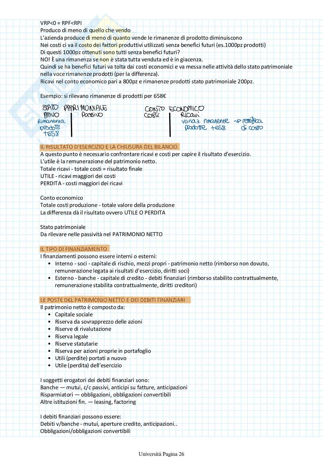 Appunti Economia aziendale - Gestione d'impresa Pag. 26