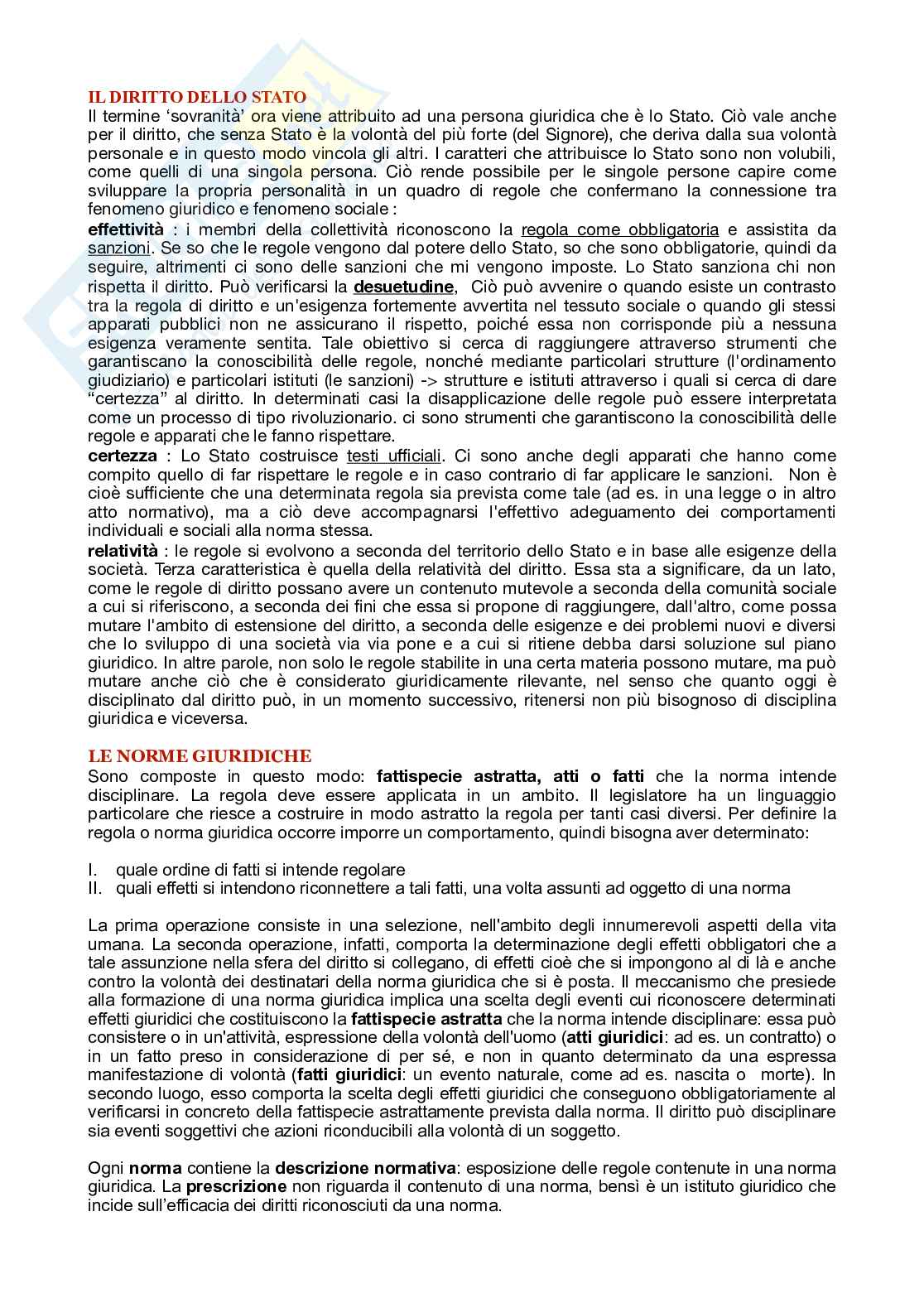 Riassunto esame Diritto pubblico, Prof. Di Carpegna Brivio Elena, libro consigliato Diritto costituzionale e pubblico, Caretti Pag. 2