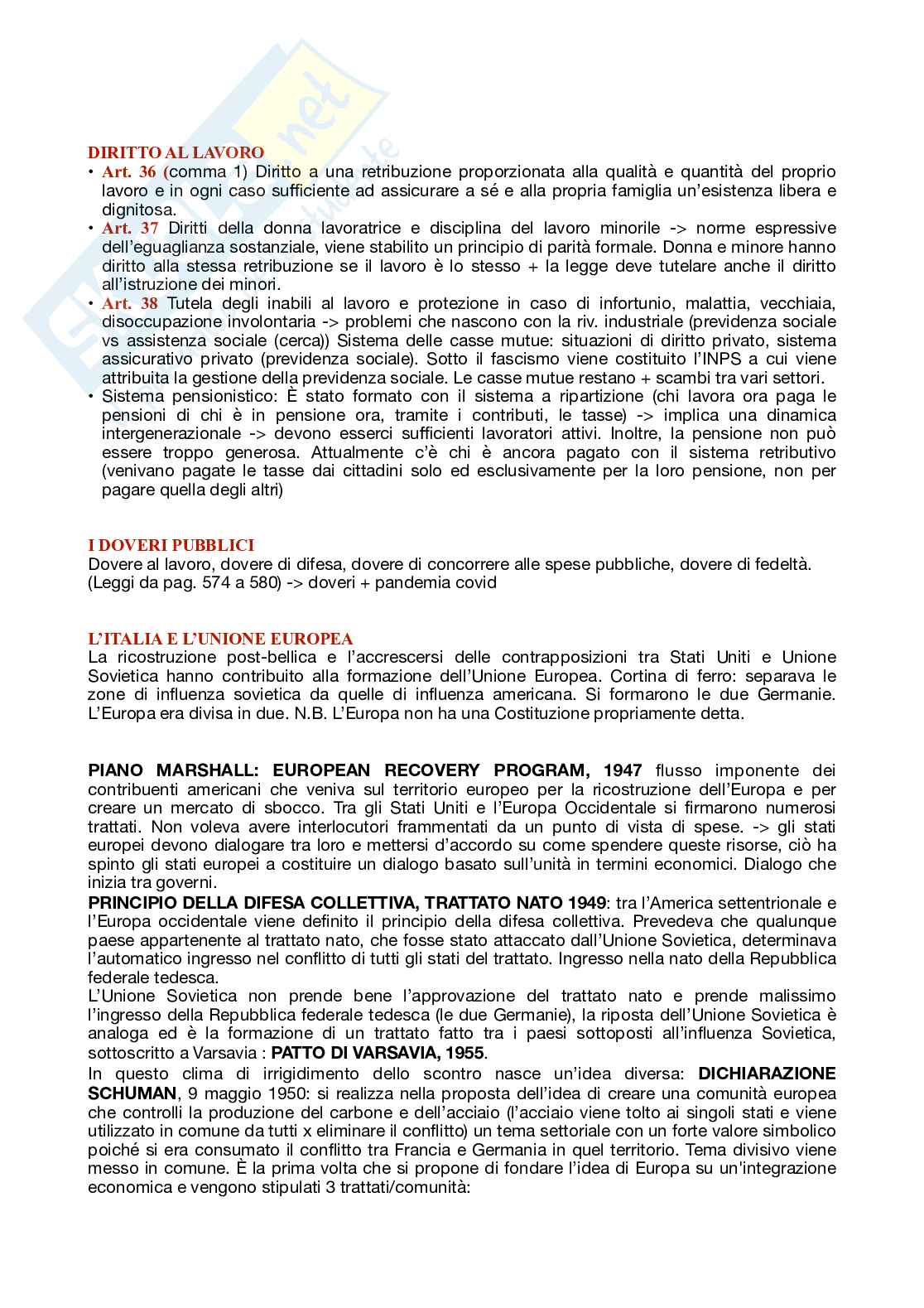 Riassunto esame Diritto pubblico, Prof. Di Carpegna Brivio Elena, libro consigliato Diritto costituzionale e pubblico, Caretti Pag. 46
