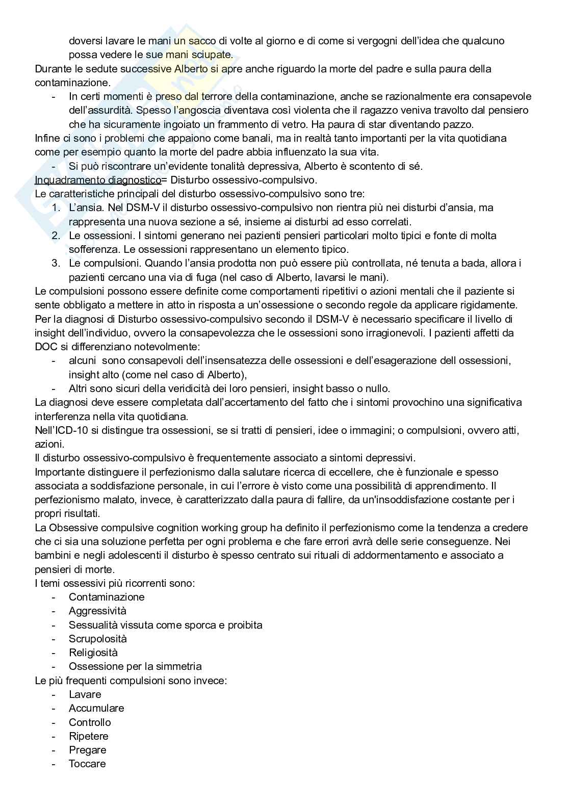 Riassunto esame Elementi di psicopatologia dello sviluppo, Prof. Taddei Stefano, libro consigliato Psicopatologia dello sviluppo - Storie di bambini e psicoterapia , Celli, Fontana  Pag. 31