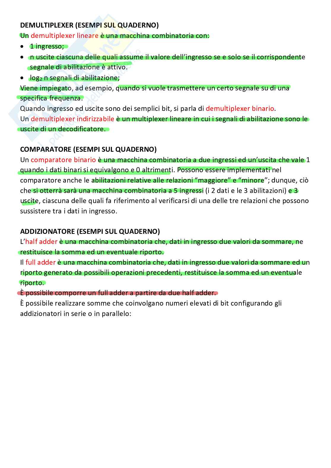 Appunti Calcolatori elettronici I Pag. 11