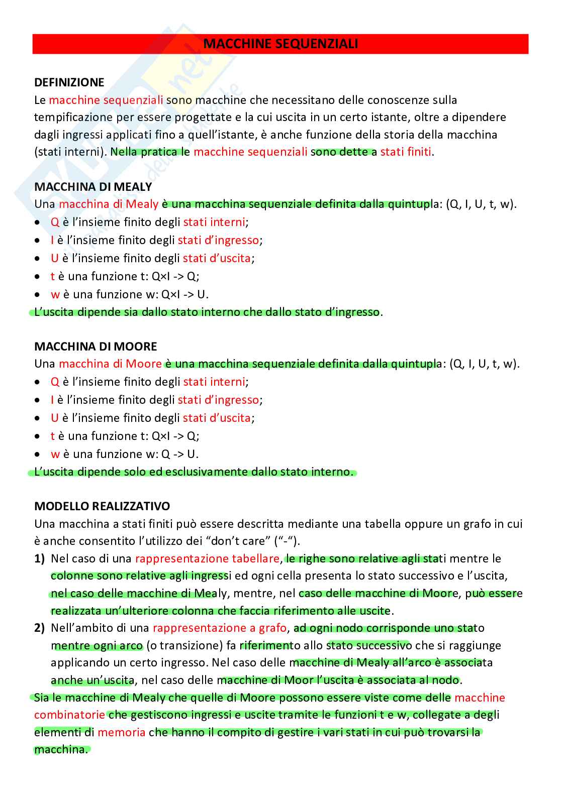 Appunti Calcolatori elettronici I Pag. 16