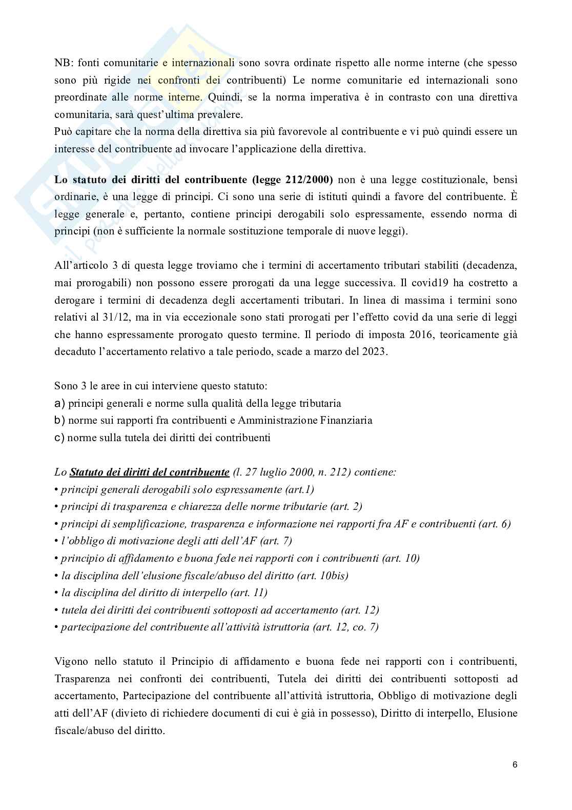 Diritto tributario Pag. 6