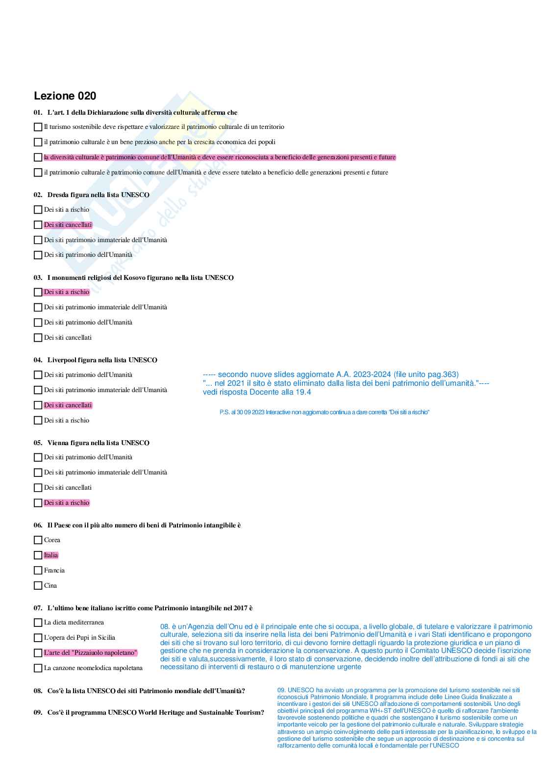 Paniere di Geografia - Risposte multiple - aggiornato (2026) Pag. 26