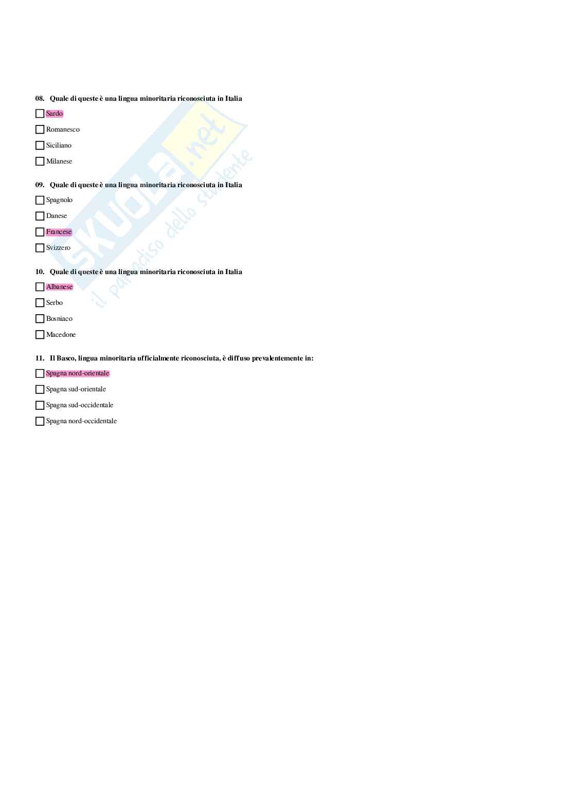 Paniere di Geografia - Risposte multiple - aggiornato (2026) Pag. 41