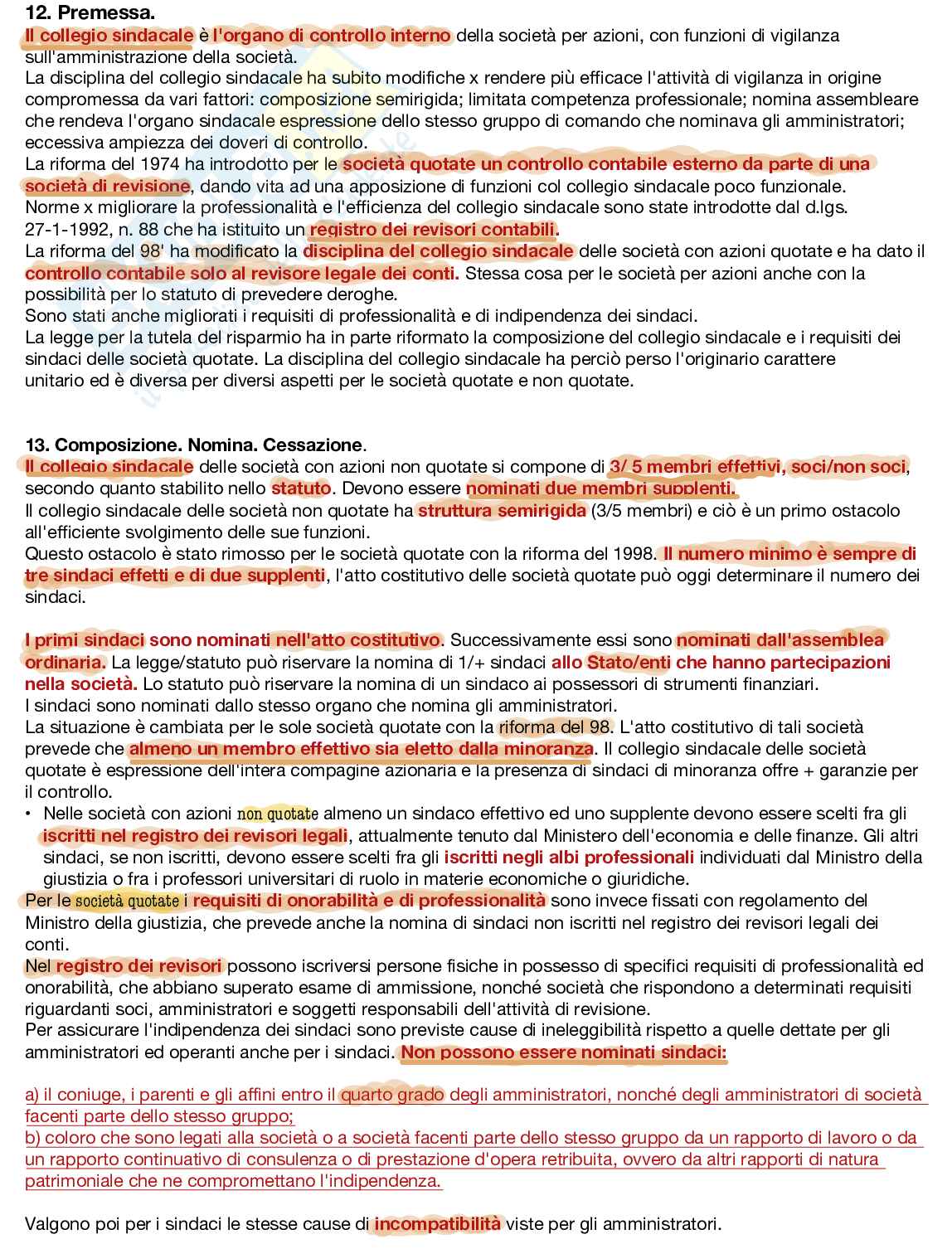 Diritto commerciale   Pag. 91