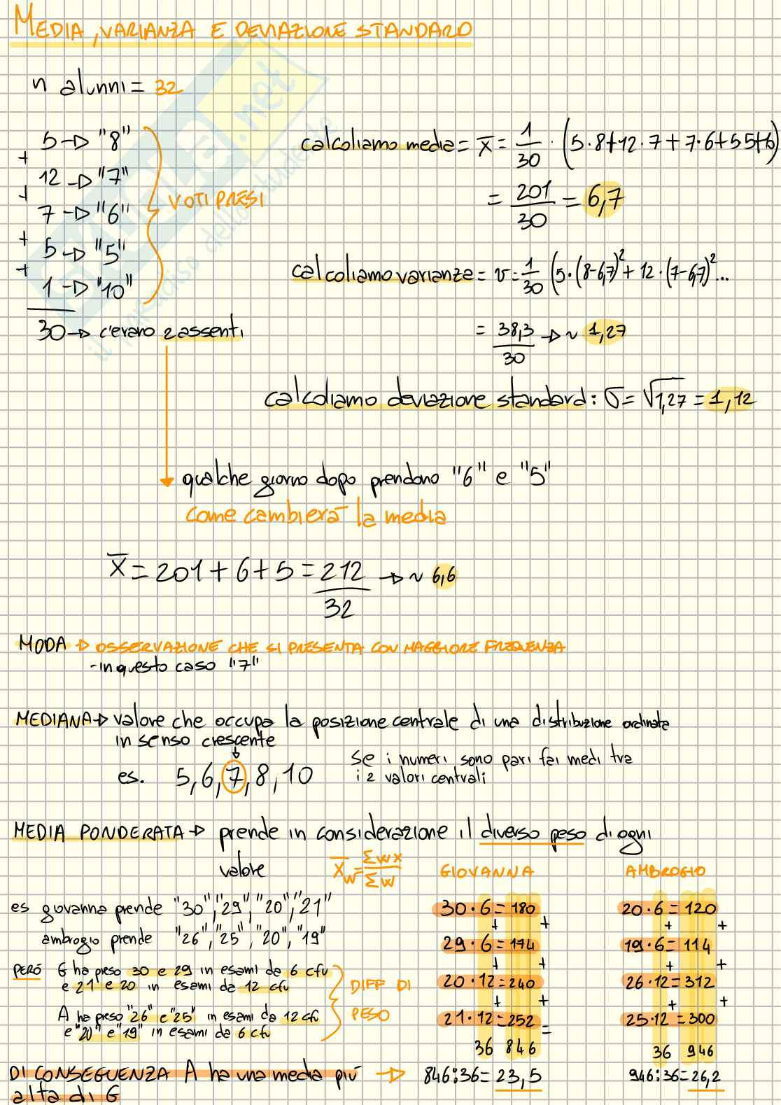 Appunti Matematica e statistica Pag. 2