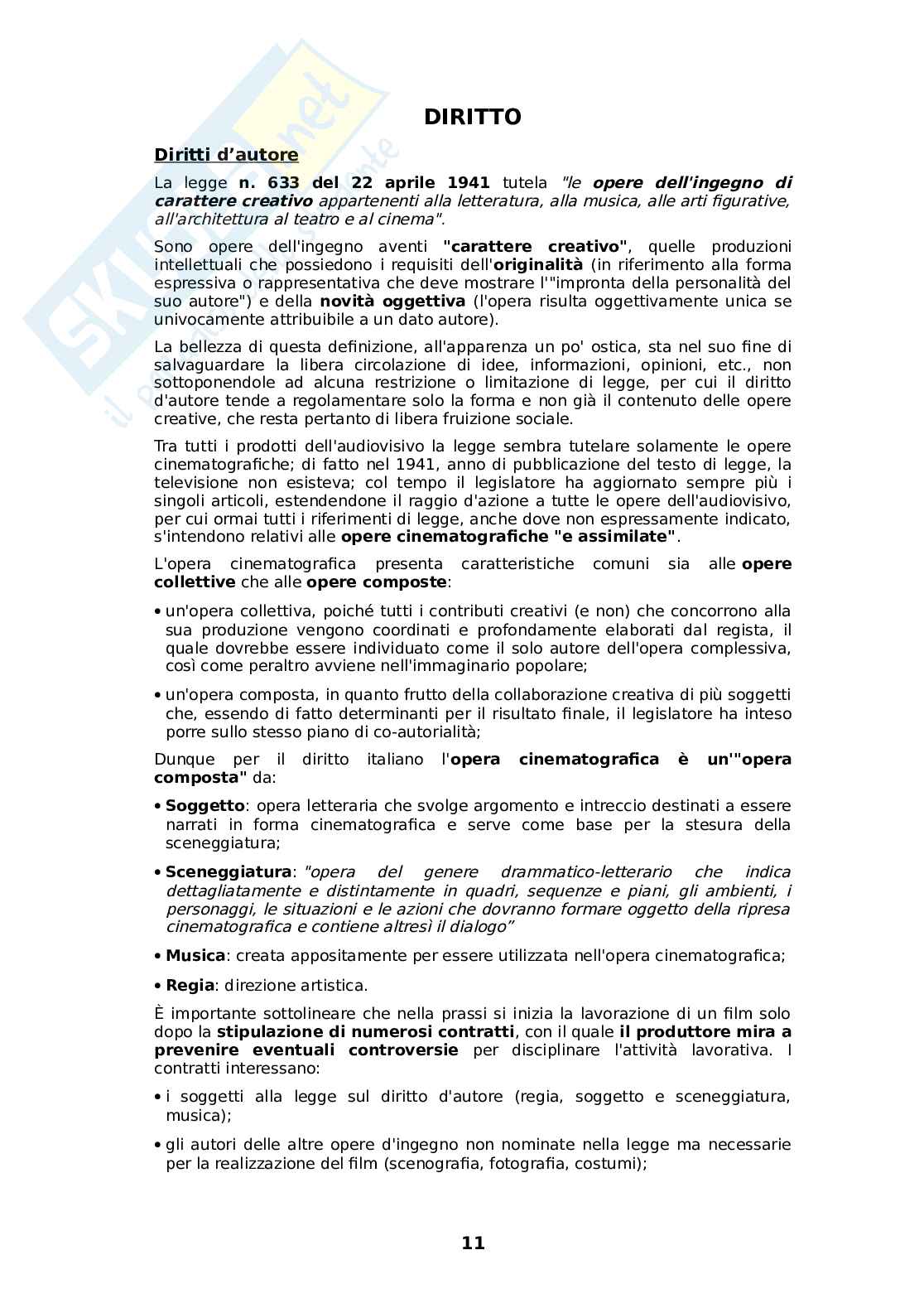 Tesina sul Cinema, la Settima Arte Pag. 11