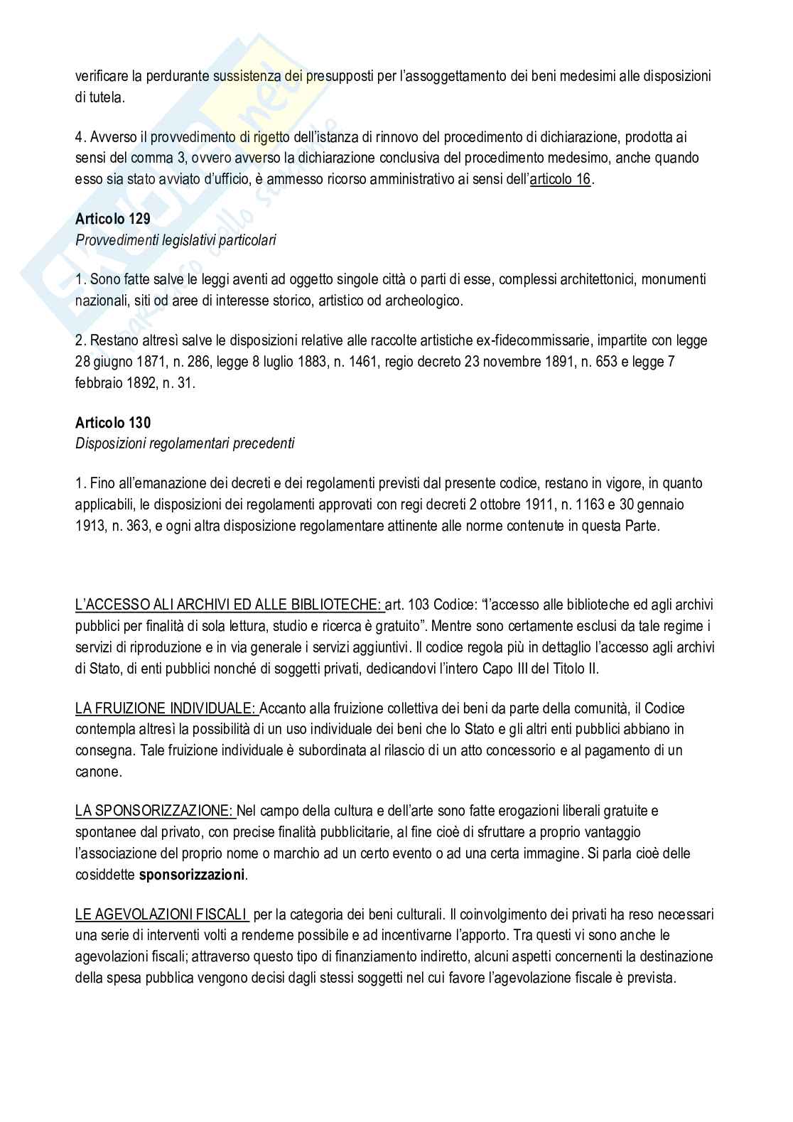 Appunti di Diritto dei beni culturali e del paesaggio - Legislazione Pag. 16