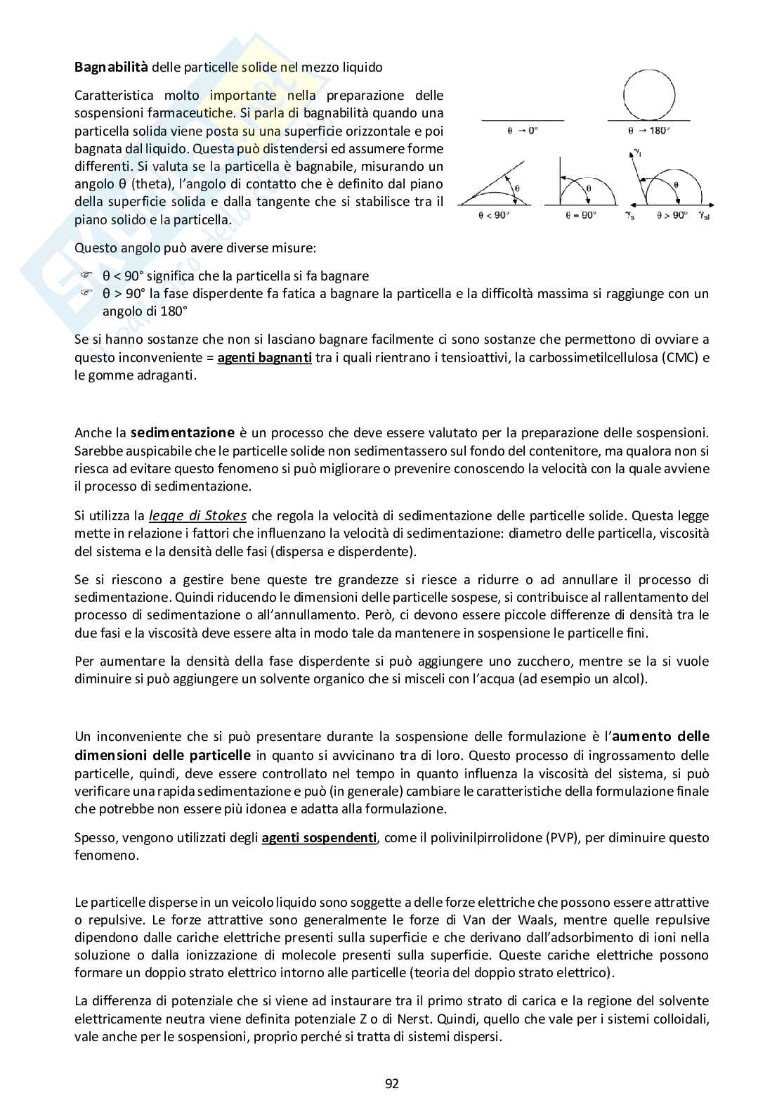 Tecnologia farmaceutica I Pag. 91