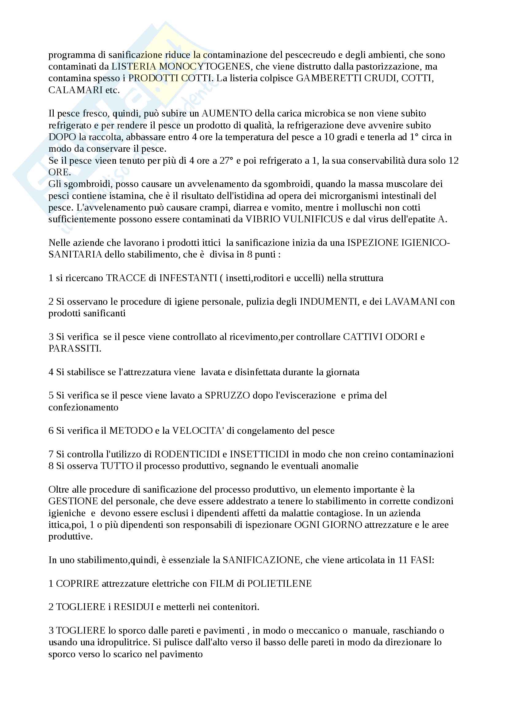 Appunti Sanificazione dell'industria alimentare Pag. 36