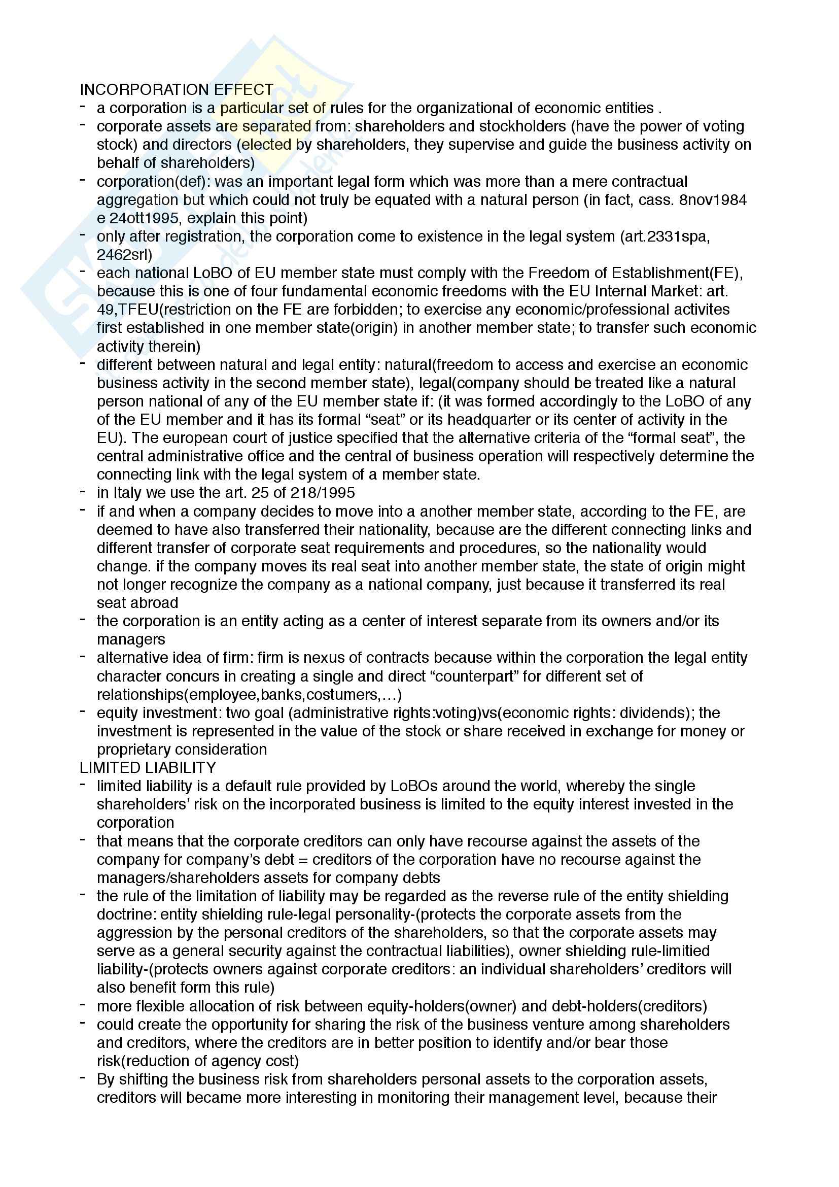 Lezioni, International Law Pag. 1