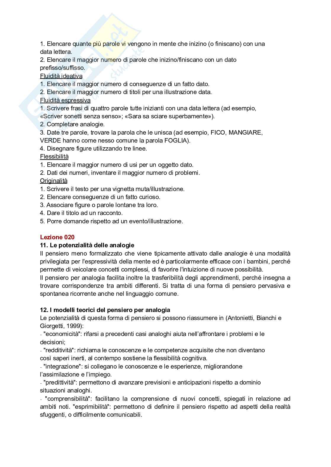 Paniere Psicologia dell'apprendimento - Risposte aperte - aggiornato (2026) Pag. 16