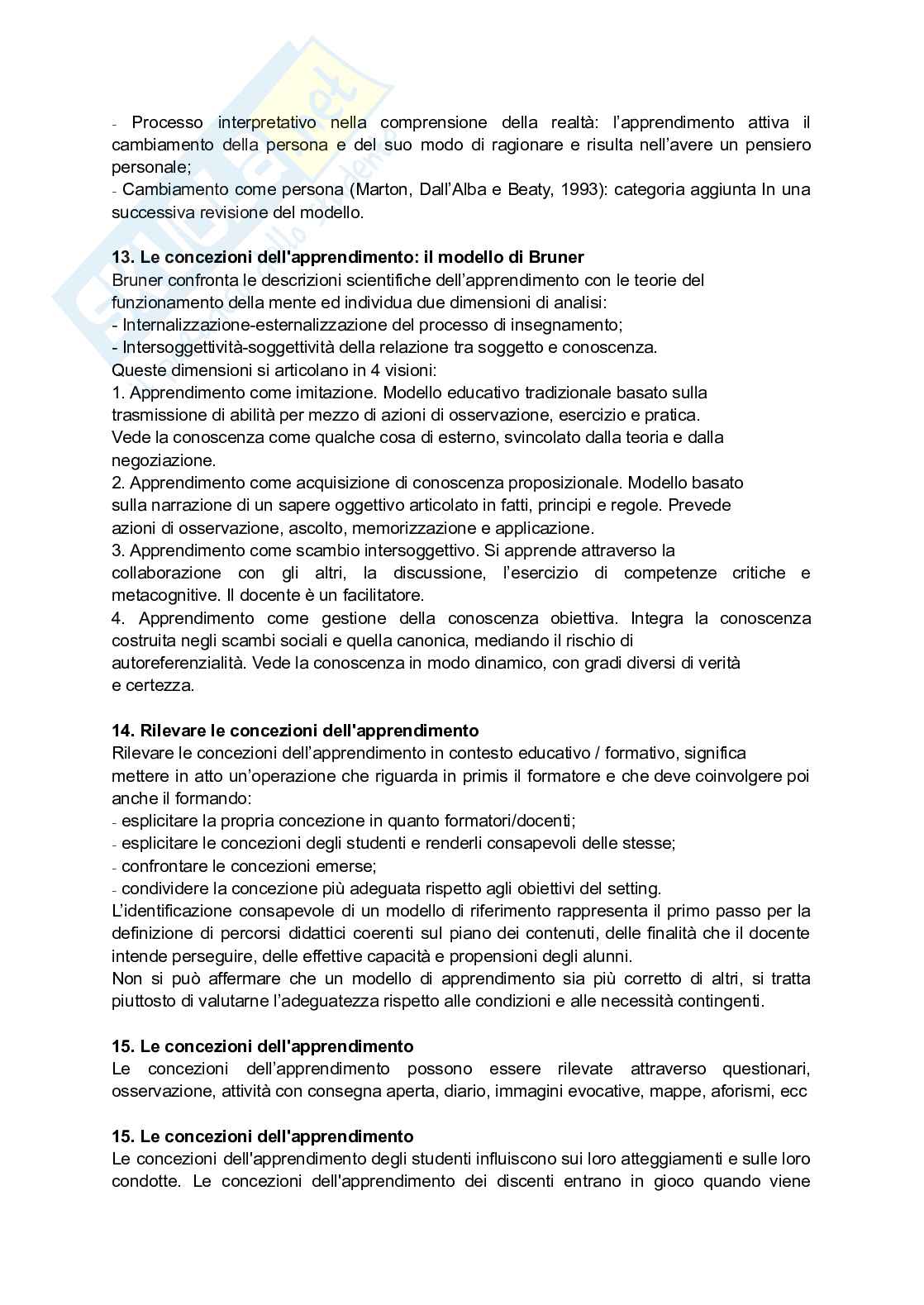 Paniere Psicologia dell'apprendimento - Risposte aperte - aggiornato (2026) Pag. 36