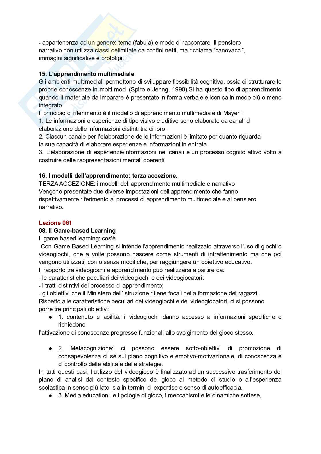 Paniere Psicologia dell'apprendimento - Risposte aperte - aggiornato (2026) Pag. 41