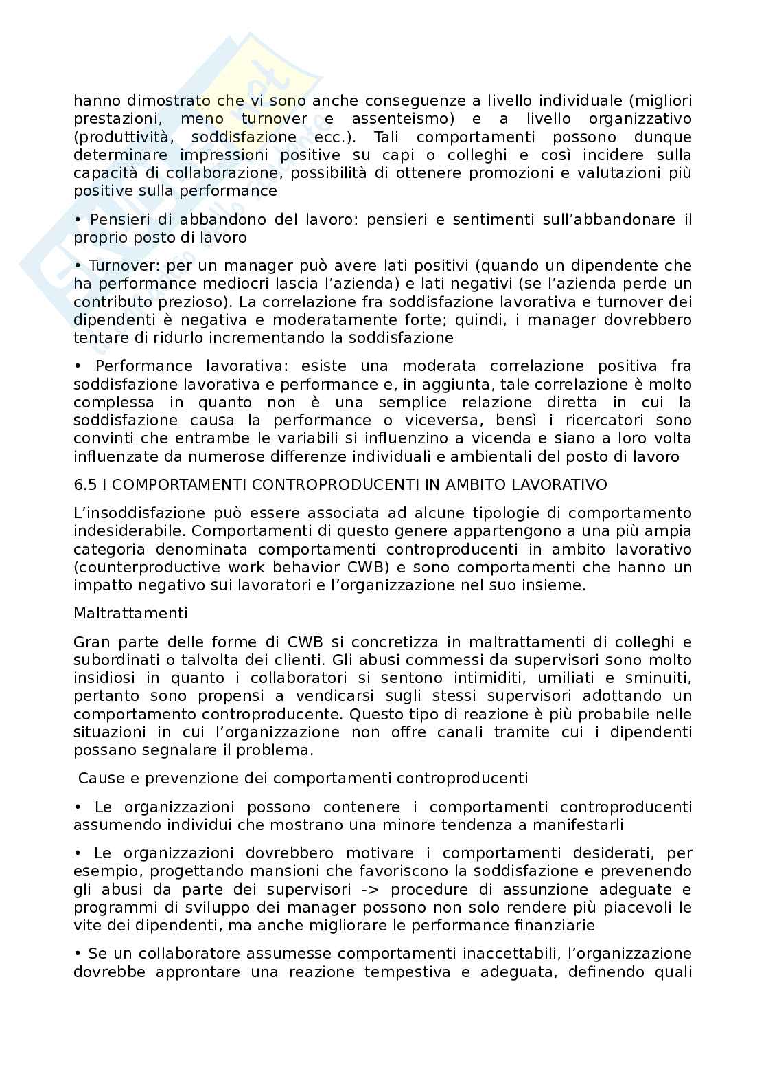Preparazione esame Comportamento organizzativo Pag. 41