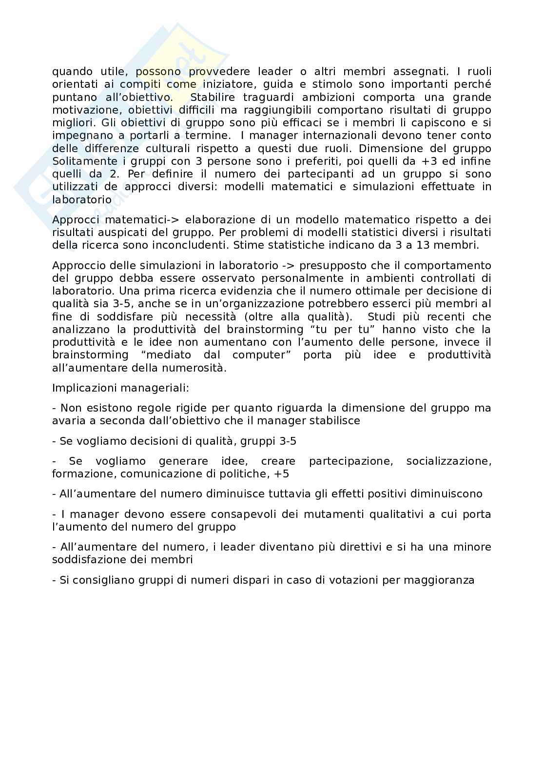 Preparazione esame Comportamento organizzativo Pag. 71
