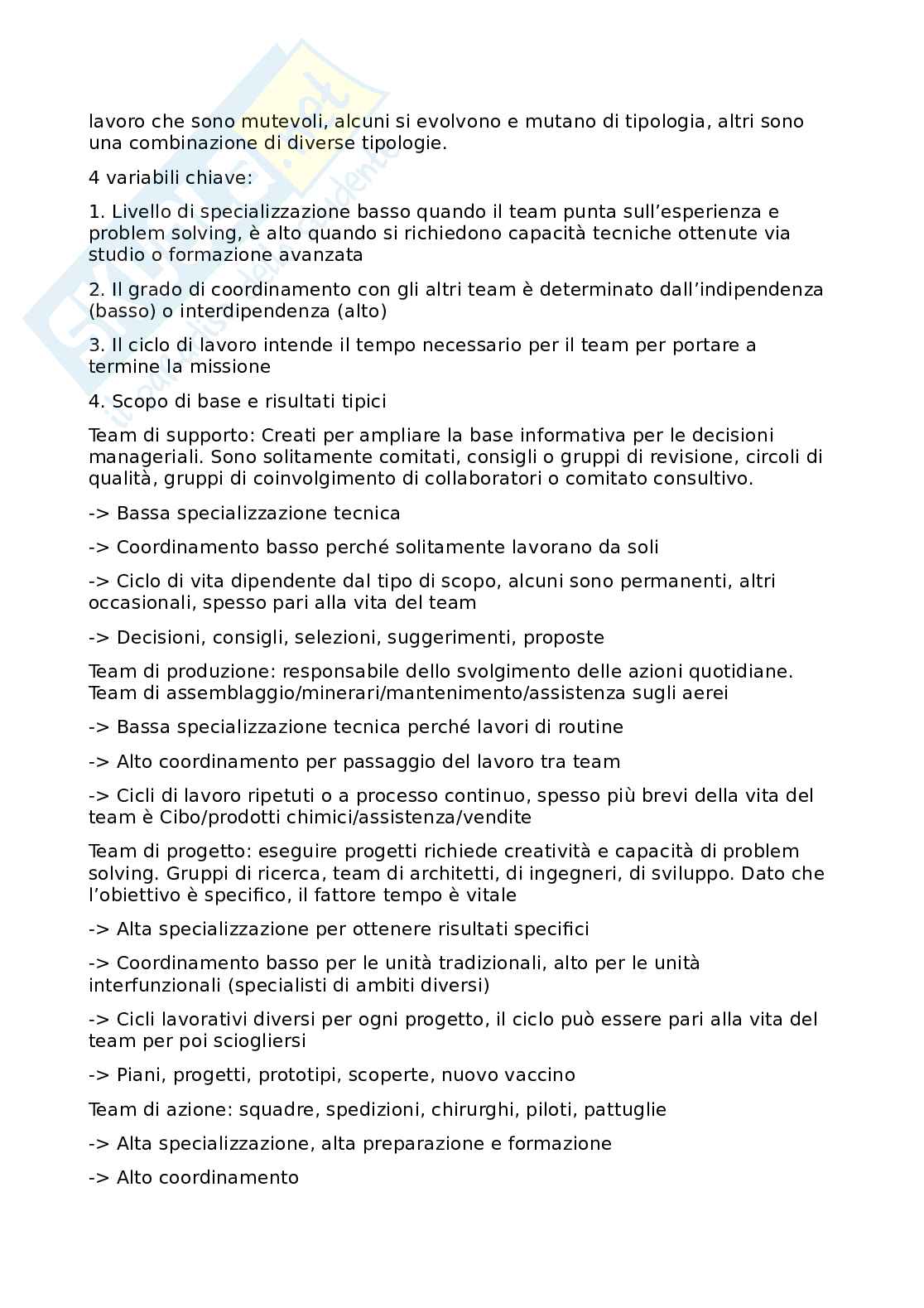 Preparazione esame Comportamento organizzativo Pag. 76