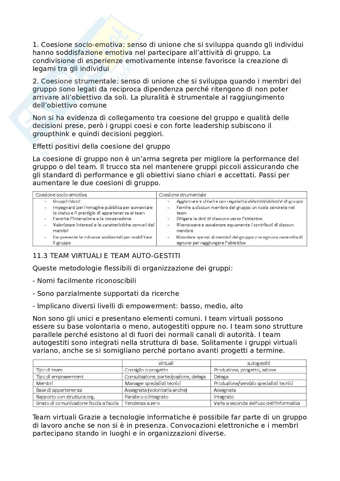 Preparazione esame Comportamento organizzativo Pag. 81