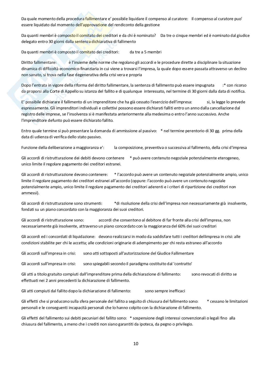 Paniere nuovo (2026) di Diritto fallimentare Pag. 11