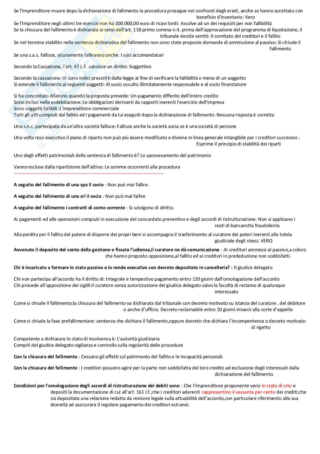 Paniere nuovo (2026) di Diritto fallimentare Pag. 41