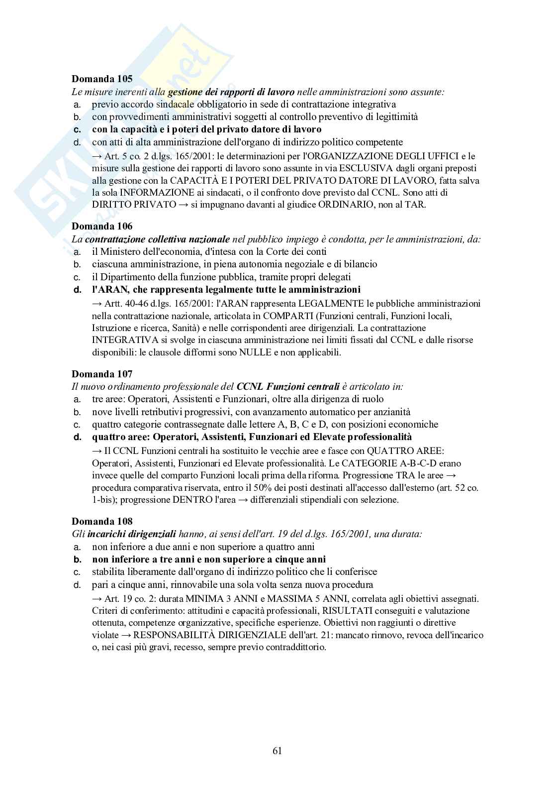 Concorso INPS 2026 Funzionari PECS – tutte le materie + 150 quiz commentati Pag. 61