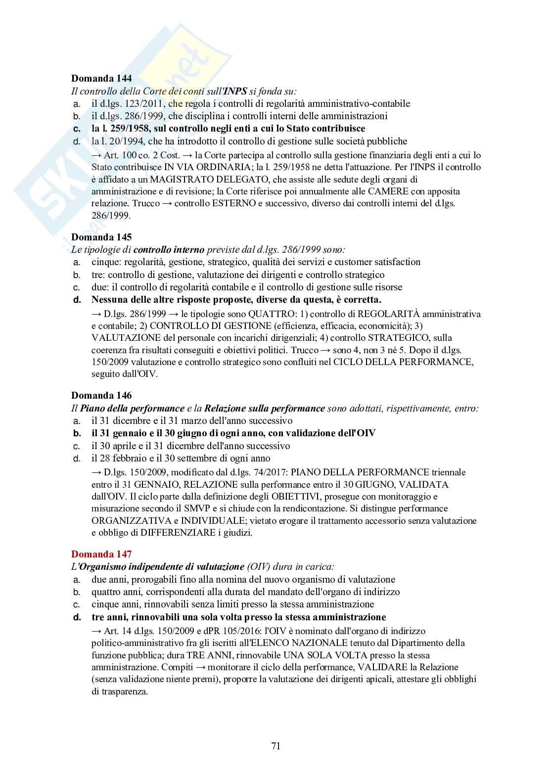 Concorso INPS 2026 Funzionari PECS – tutte le materie + 150 quiz commentati Pag. 71