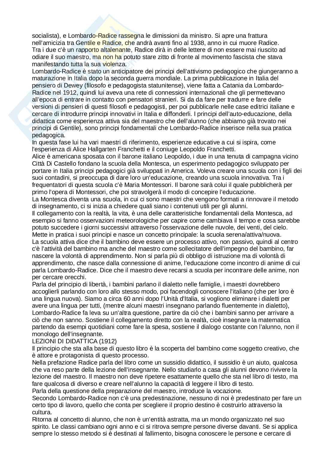 Appunti di Storia dell'educazione Pag. 16