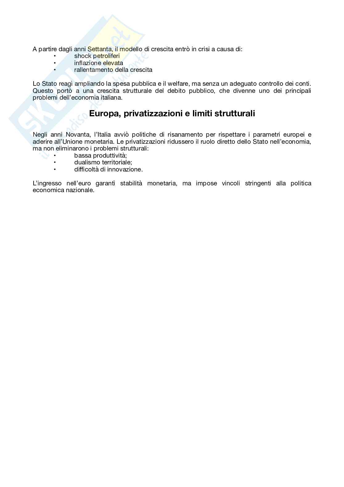 Ripasso veloce storia economica Pag. 6