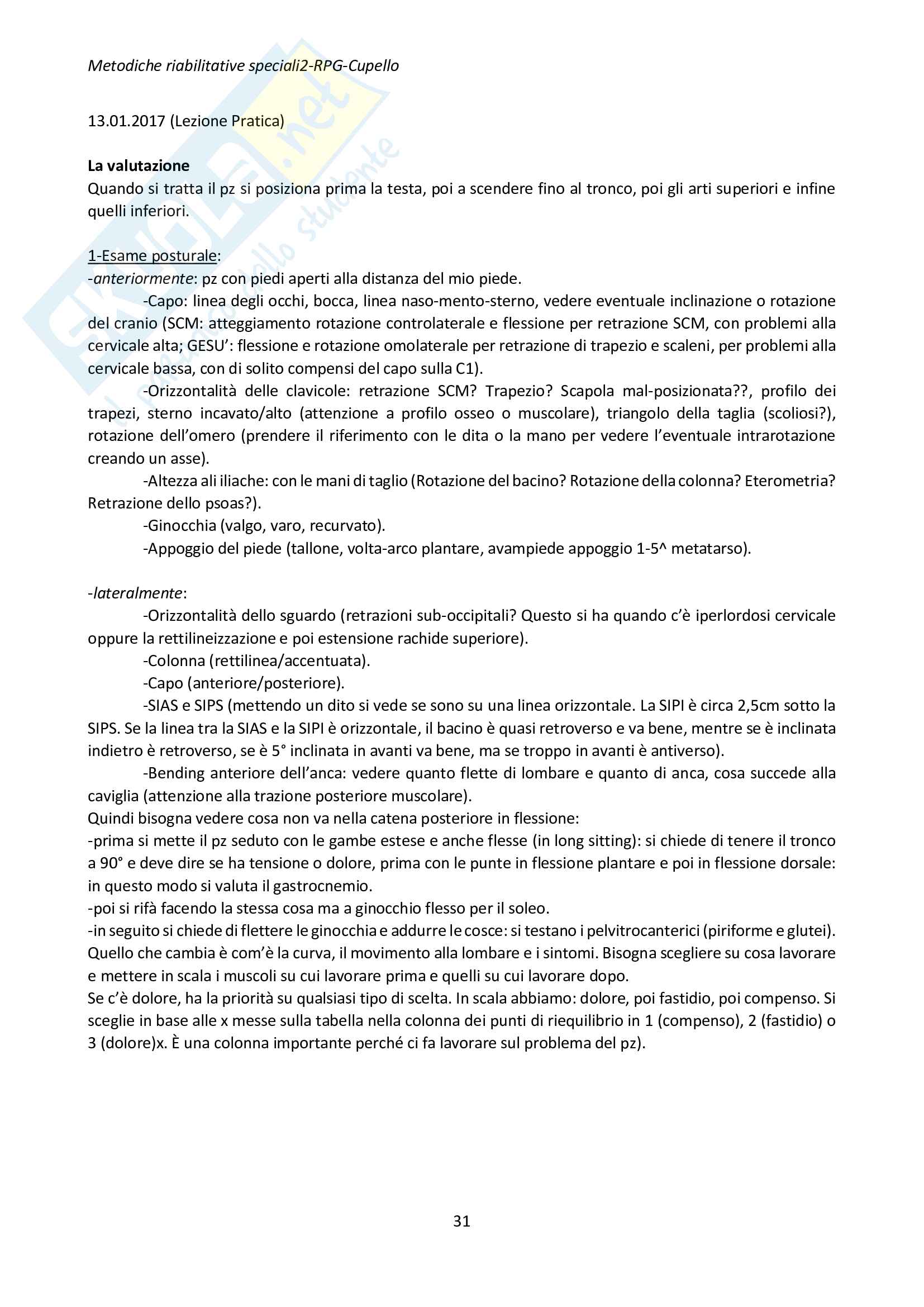 Rieducazione posturale globale Pag. 11