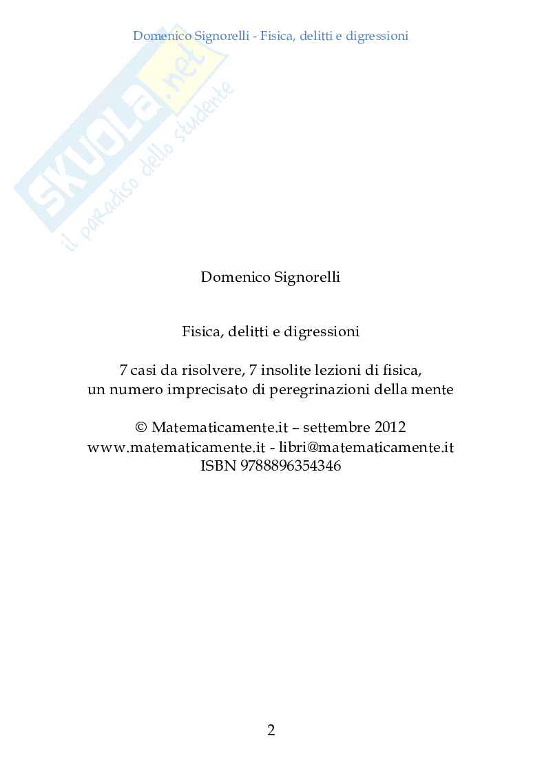 Fisica, delitti e digressioni (ebook) Pag. 2