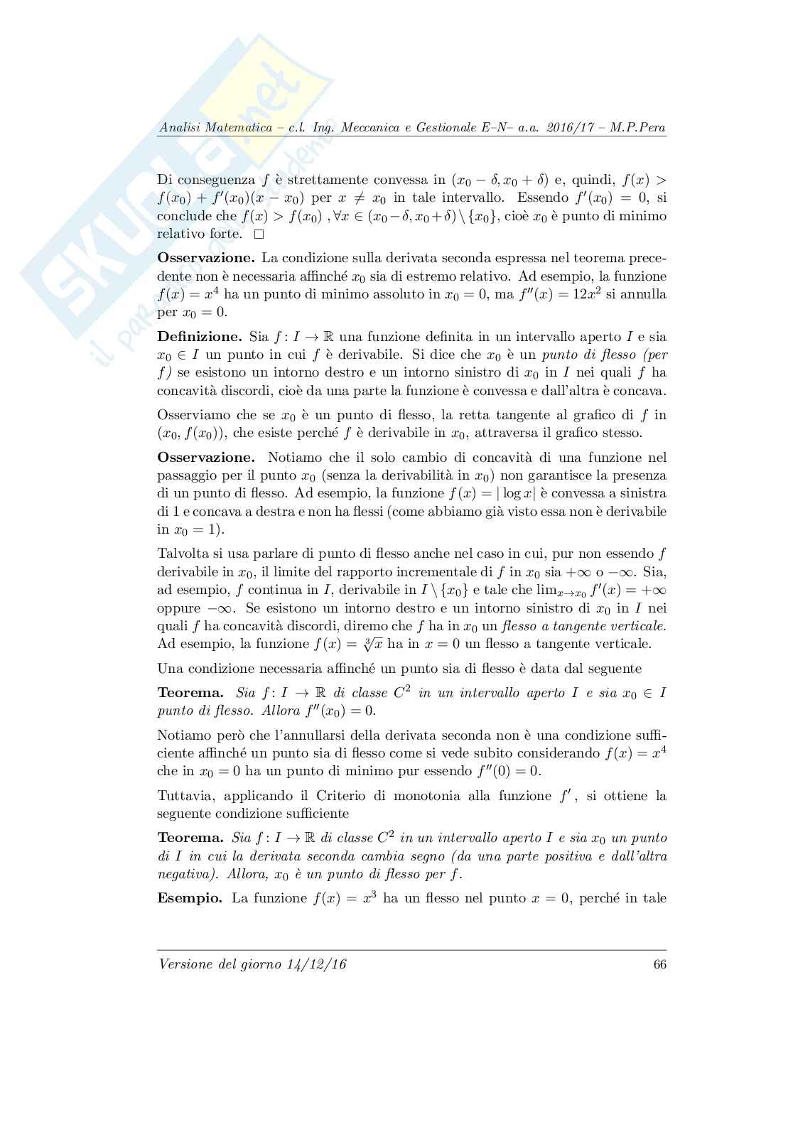 Appunti Analisi matematica 1  Pag. 66