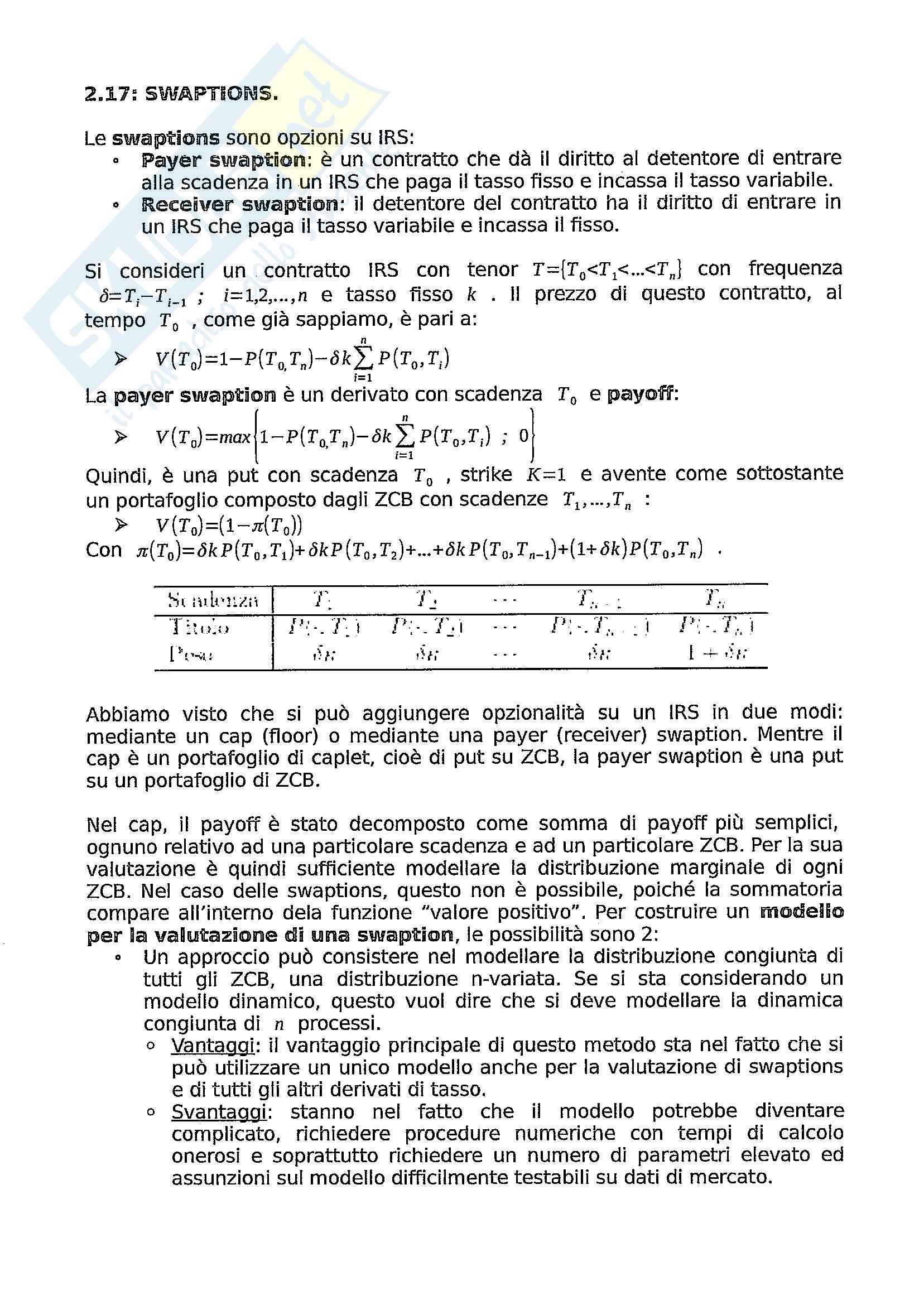 Modelli di gestione del rischio finanziario e assicurativo - Appunti Pag. 26