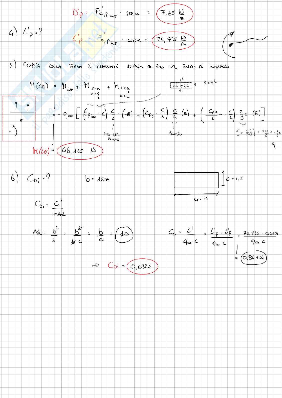 Esercitazioni per l'esame di Aerodinamica e gestione termica del veicolo Pag. 11