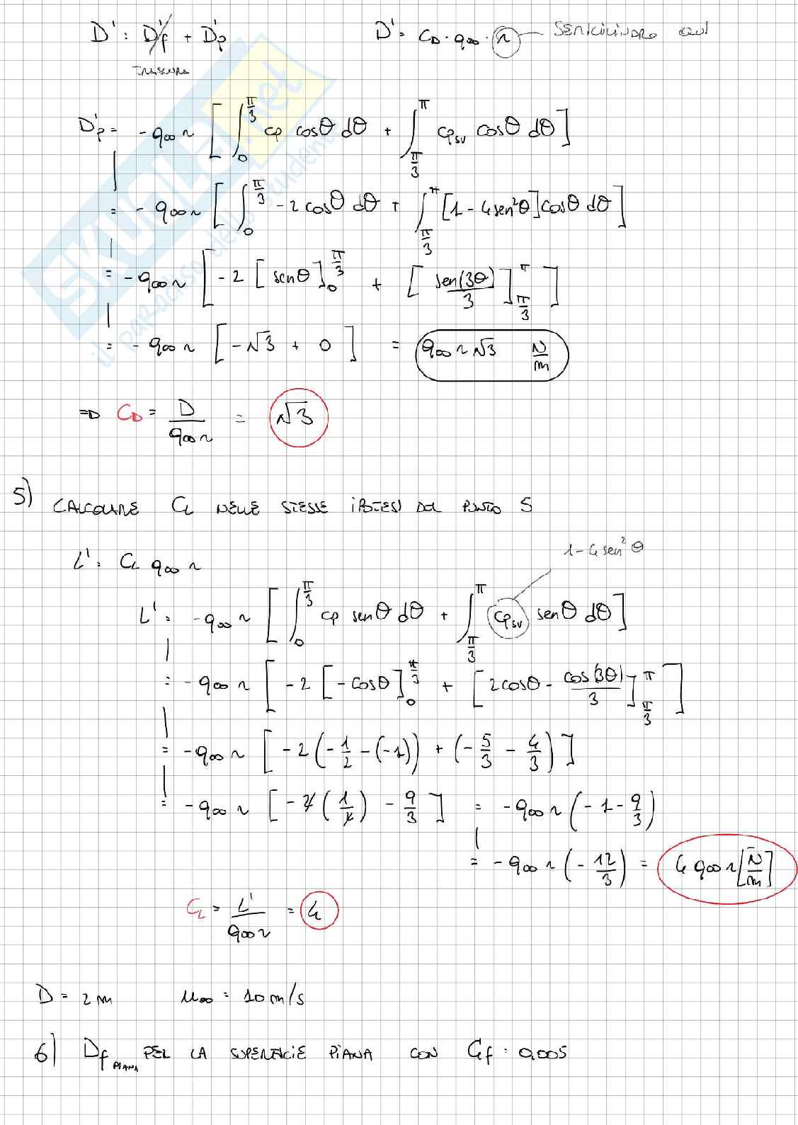 Esercitazioni per l'esame di Aerodinamica e gestione termica del veicolo Pag. 46