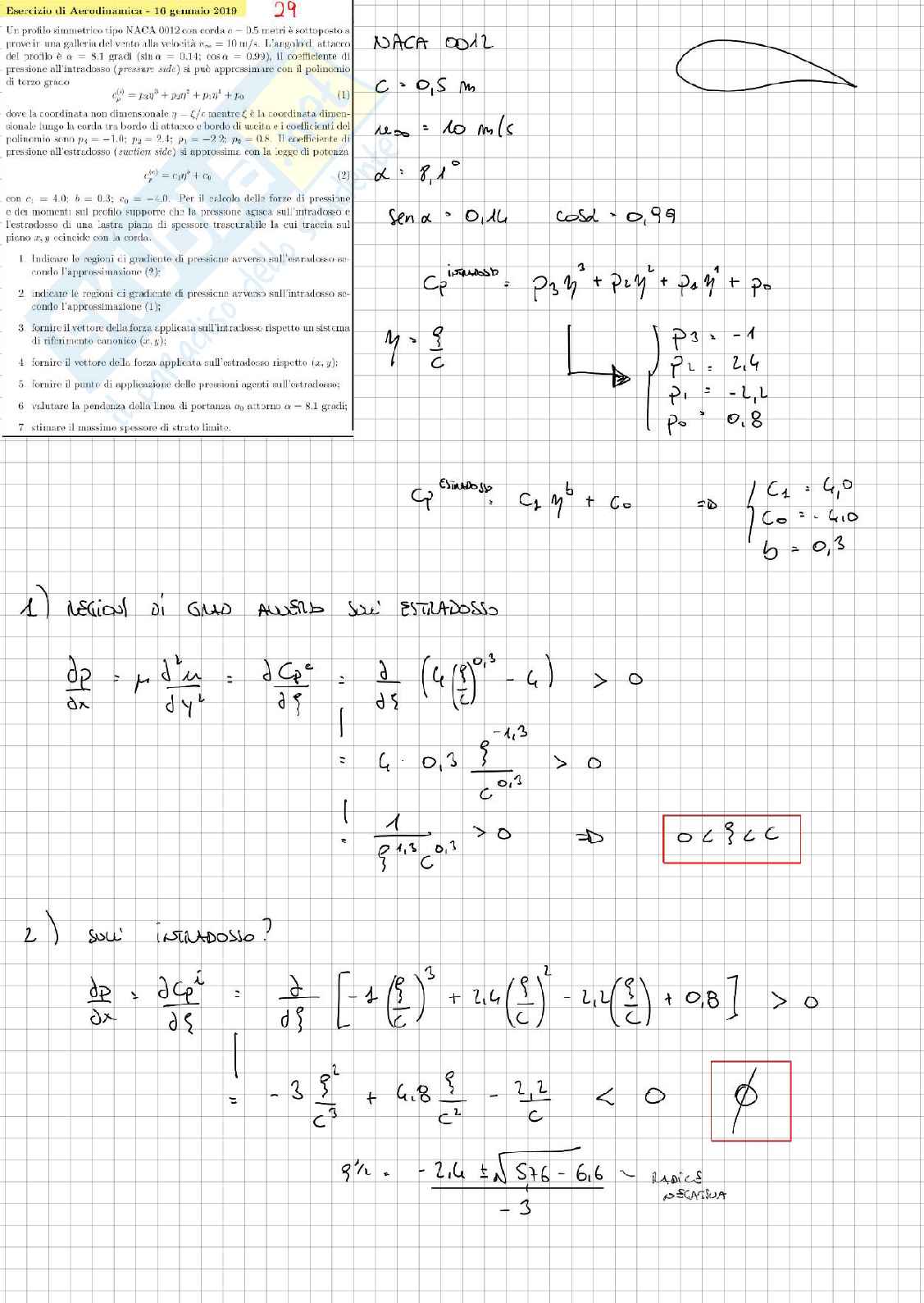 Esercitazioni per l'esame di Aerodinamica e gestione termica del veicolo Pag. 61