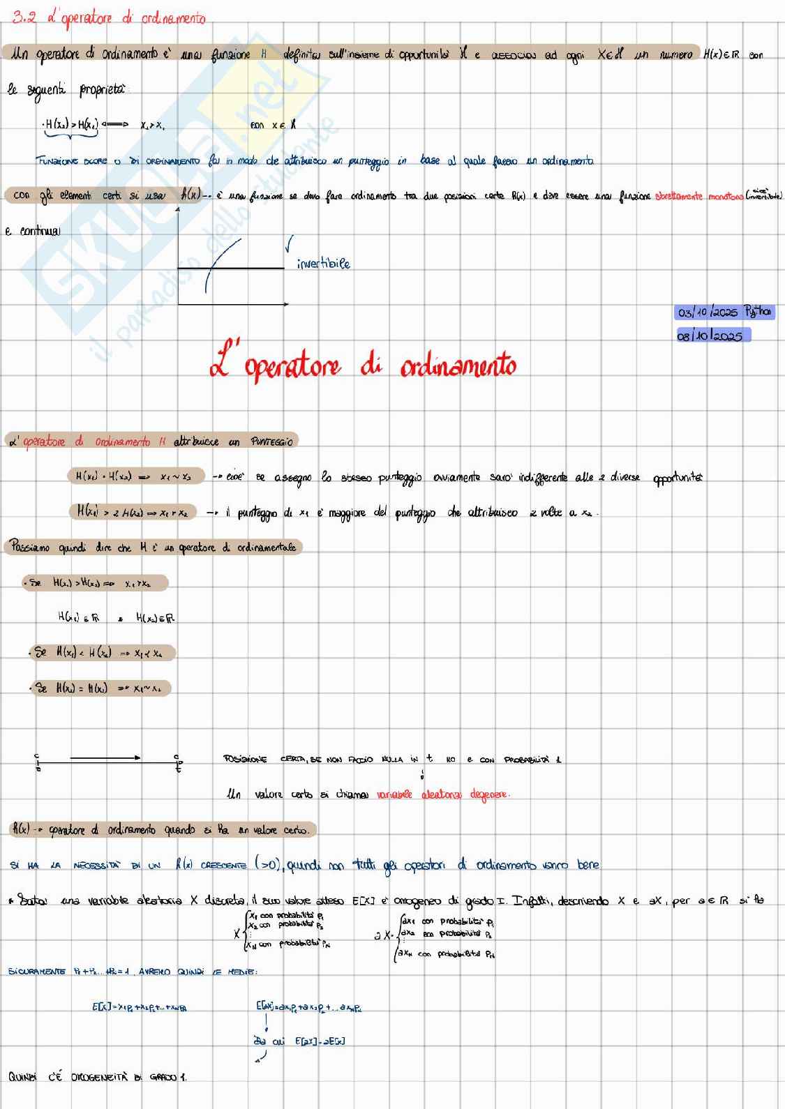 Appunti di Modelli matematici per le scelte di portafoglio  Pag. 11