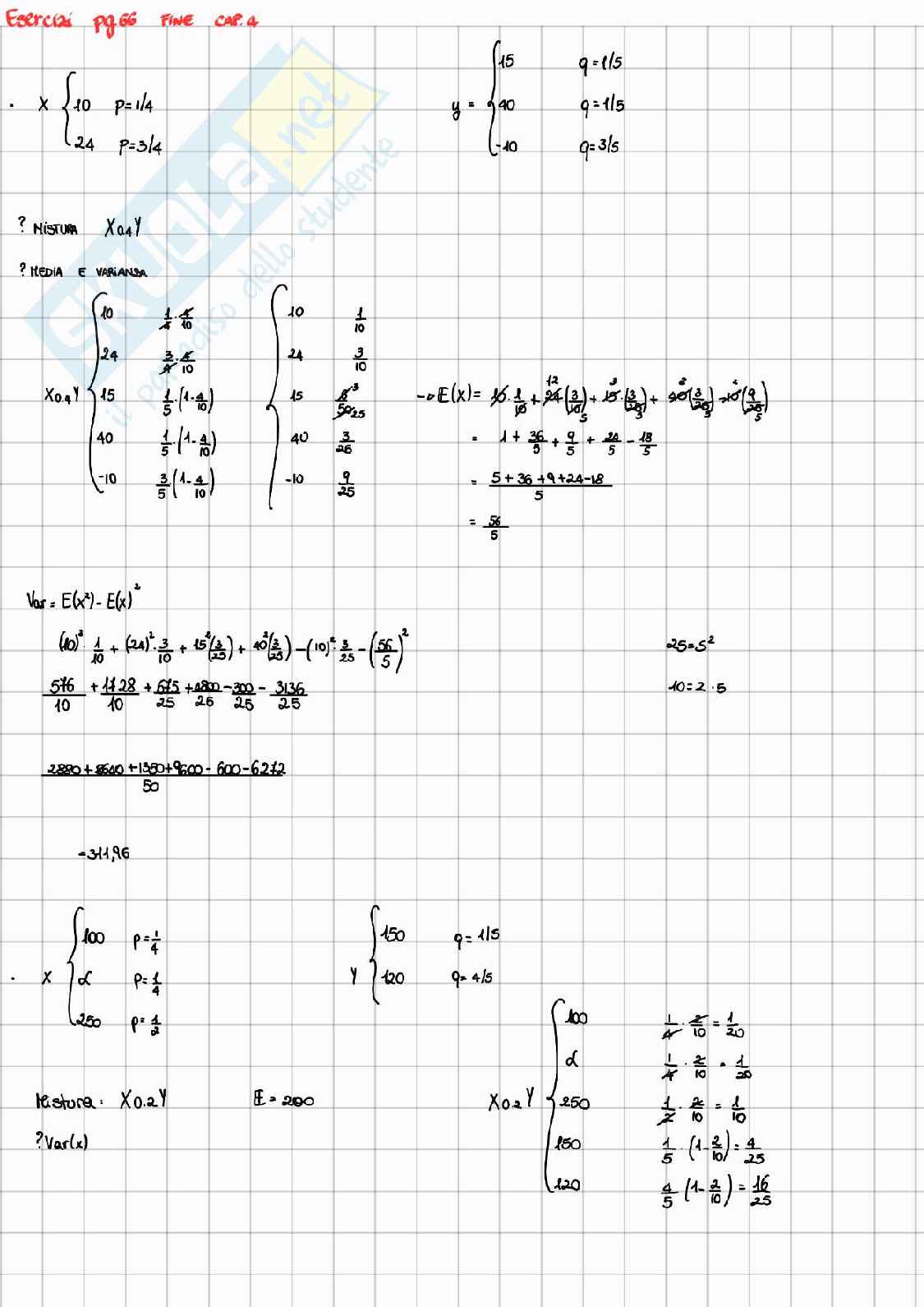 Appunti di Modelli matematici per le scelte di portafoglio  Pag. 36