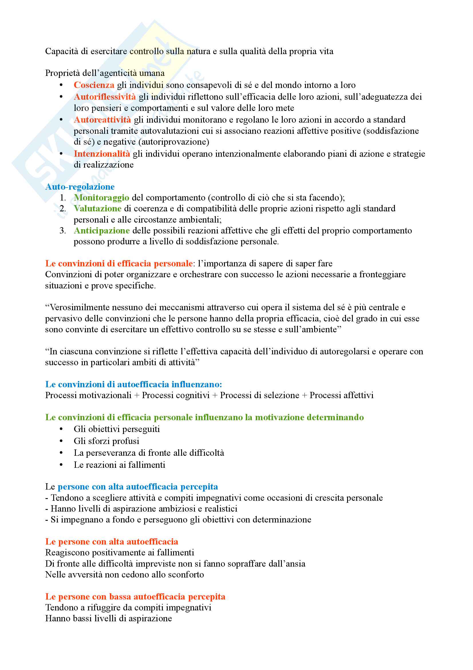 Psicologia delle emozioni, della motivazione e della personalità: L'ambito della pricologia della personalità,  Origini, storia e progresso, Tratti e Big 5, Temperamento, Interazionalismo, Cognitivismo, Disposizioni valutative,  Lo sviluppo della personal Pag. 21