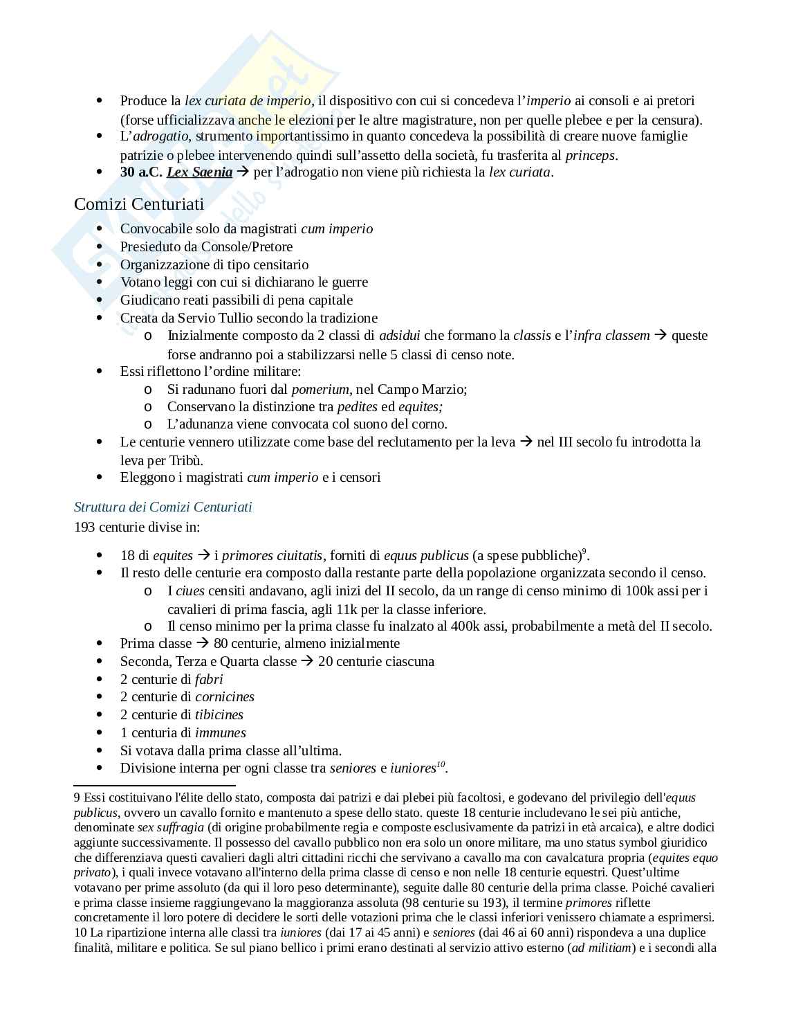 Riassunto esame Politica e società a roma antica, Prof. Todisco Elisabetta, libro consigliato Società e istituzioni di Roma antica, Pani, Todisco Pag. 16