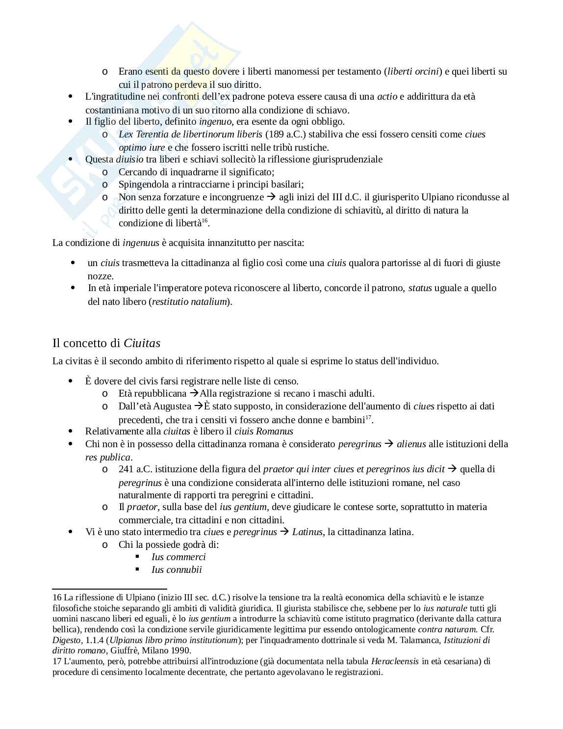 Riassunto esame Politica e società a roma antica, Prof. Todisco Elisabetta, libro consigliato Società e istituzioni di Roma antica, Pani, Todisco Pag. 26