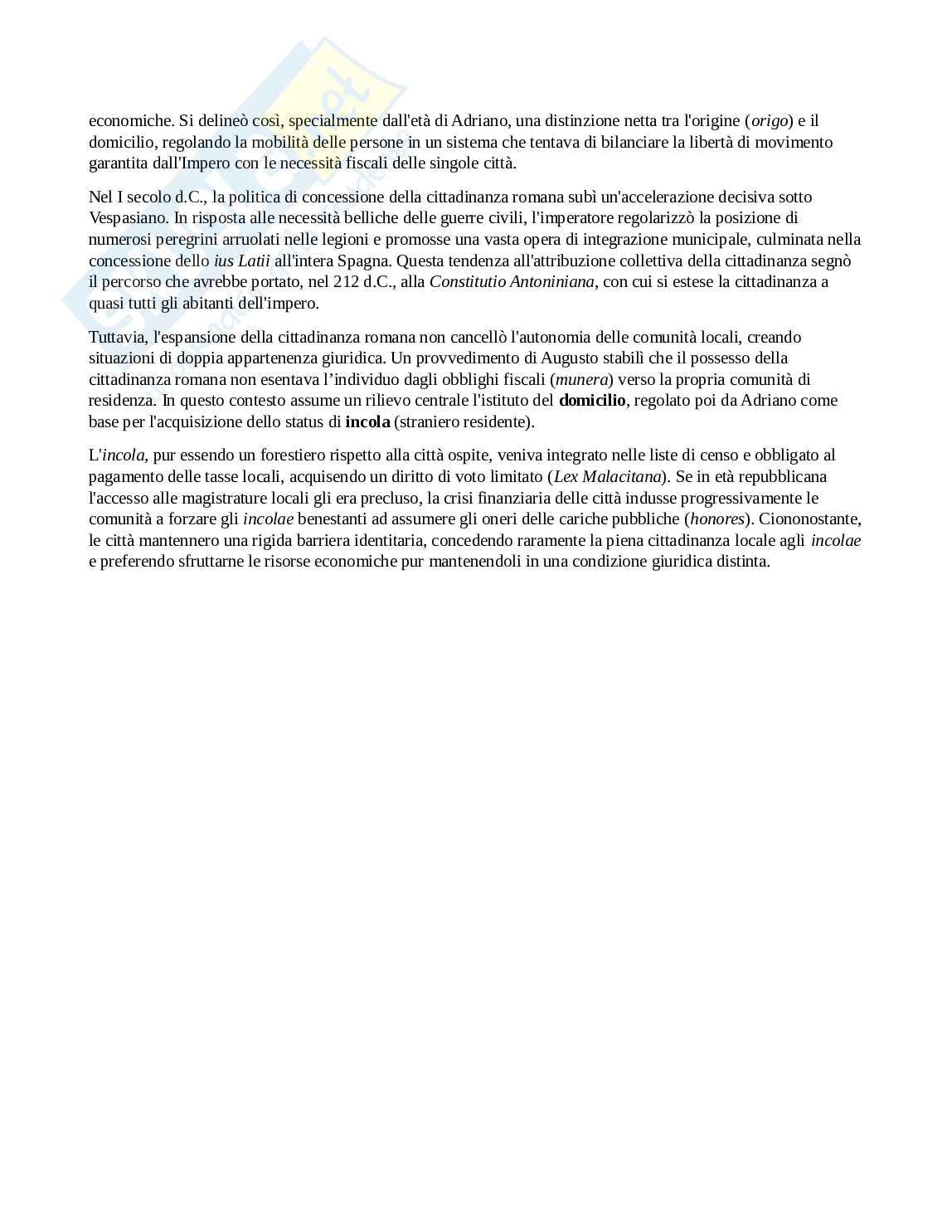 Riassunto esame Politica e società a roma antica, Prof. Todisco Elisabetta, libro consigliato Società e istituzioni di Roma antica, Pani, Todisco Pag. 61