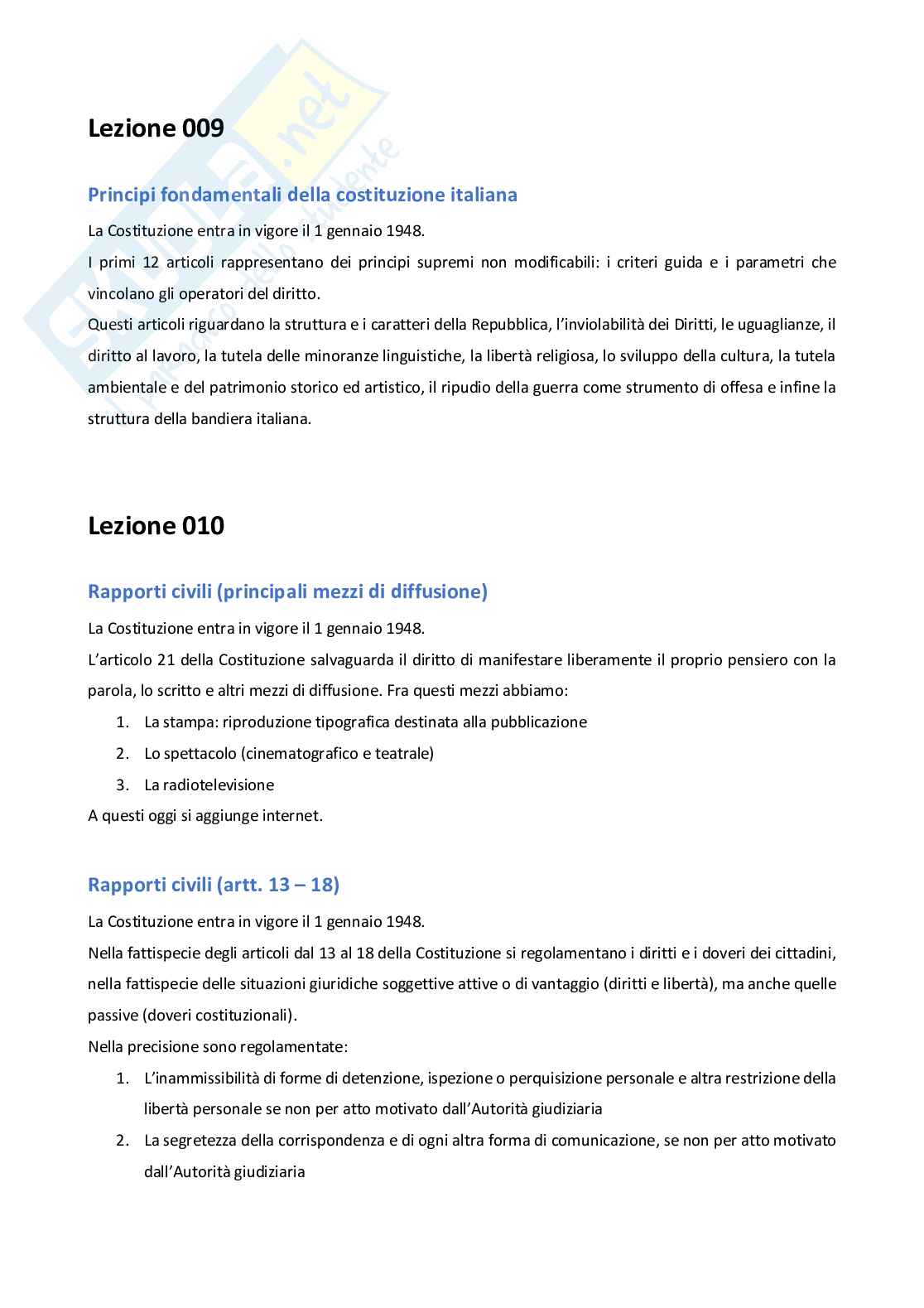 Paniere Istituzione di diritto pubblico - Risposte aperte - aggiornato (2026) Pag. 6