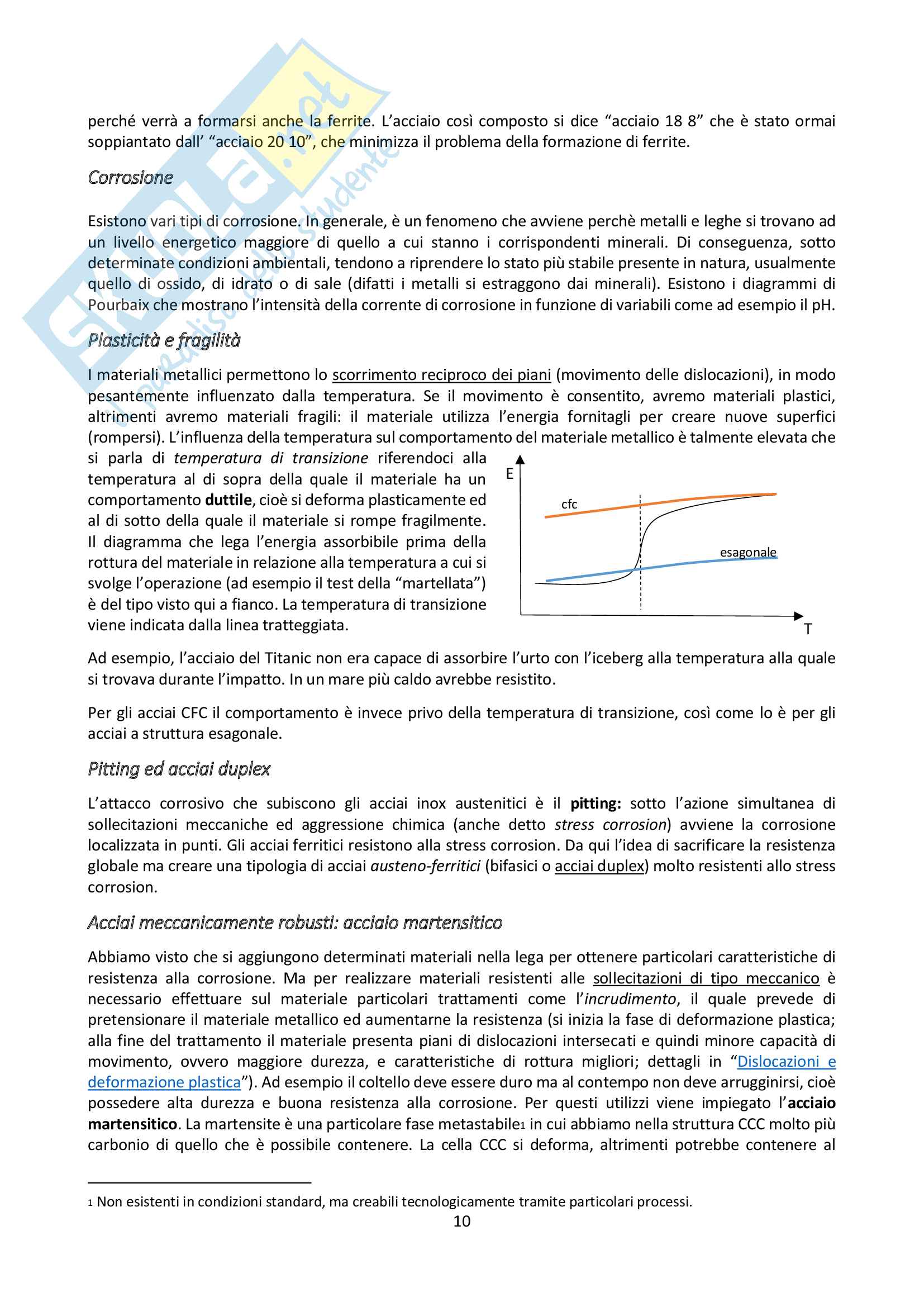 Tecnologia dei materiali metallici (Prof. Giorgio Scavino) PoliTo Pag. 11