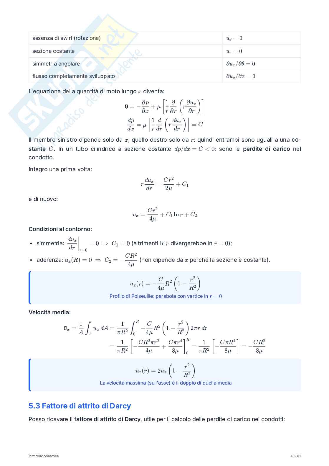 Appunti di Termofluidodinamica Pag. 41