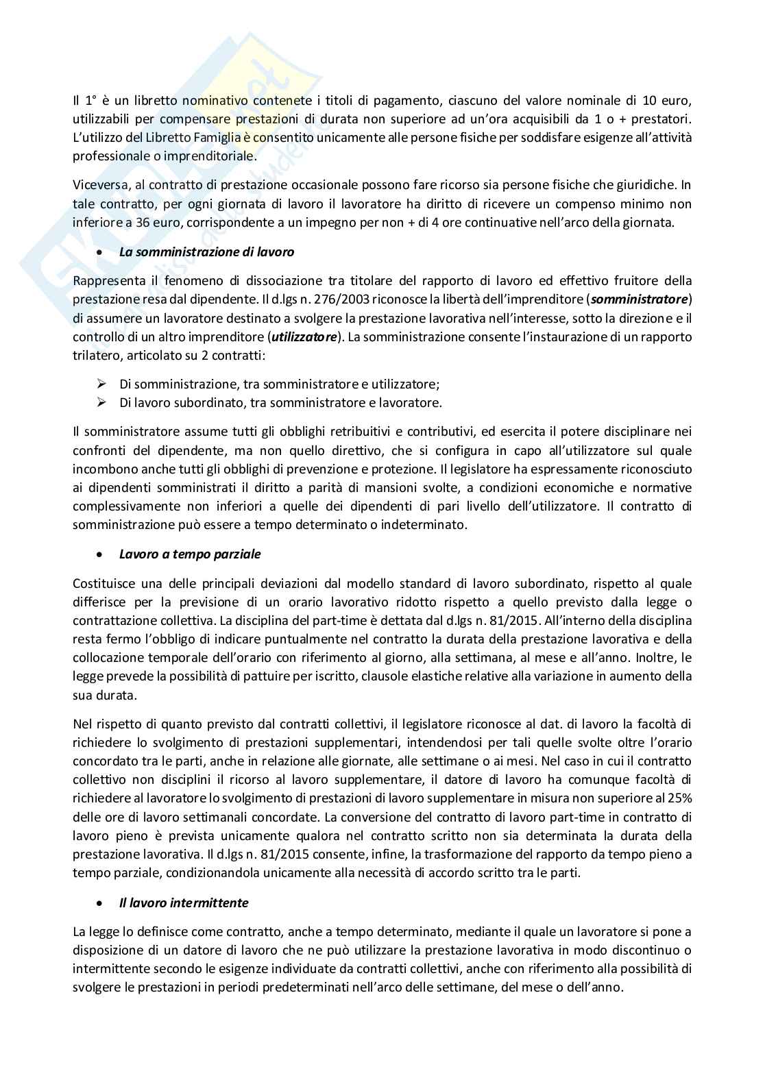 Domande e risposte Diritto del lavoro Pag. 2