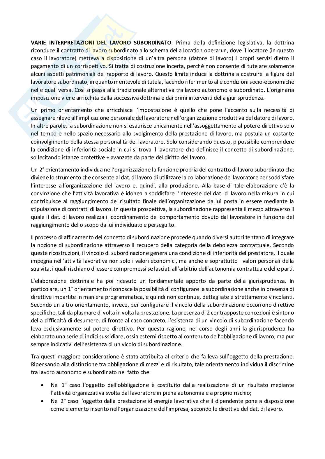 Domande e risposte Diritto del lavoro Pag. 6