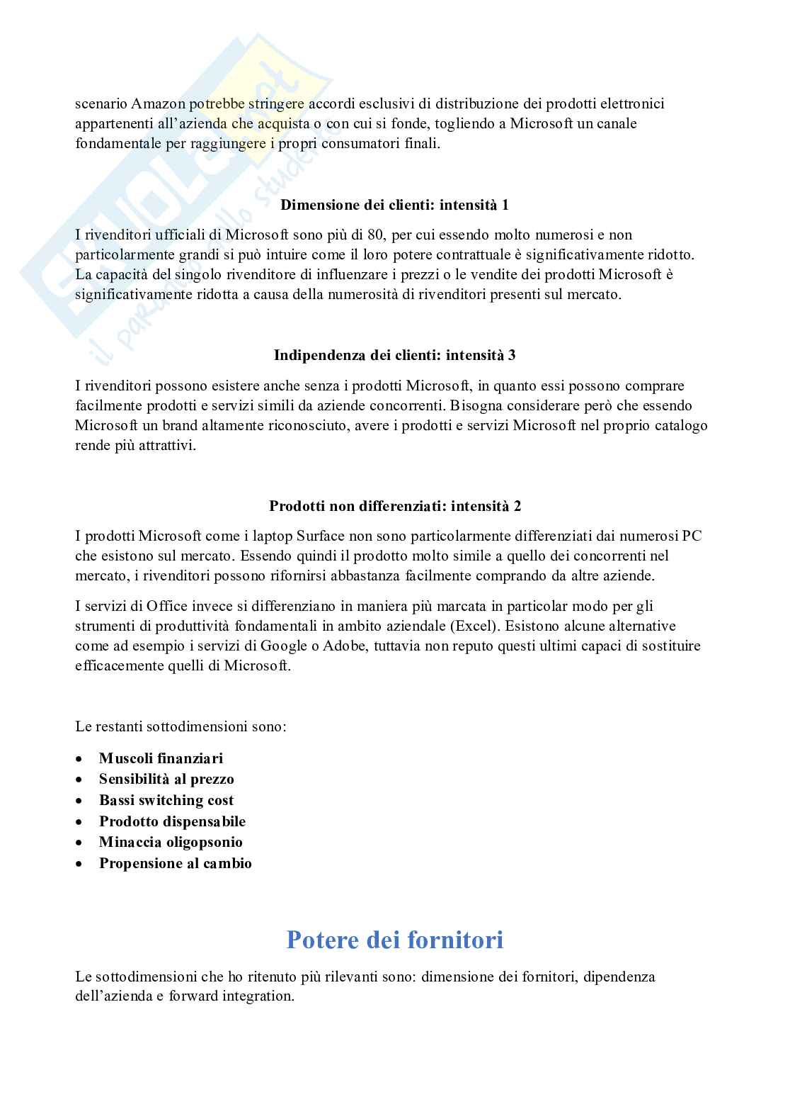 Progetto/Assignment svolto: Strategie d'impresa (Microsoft & Activision)  Pag. 16